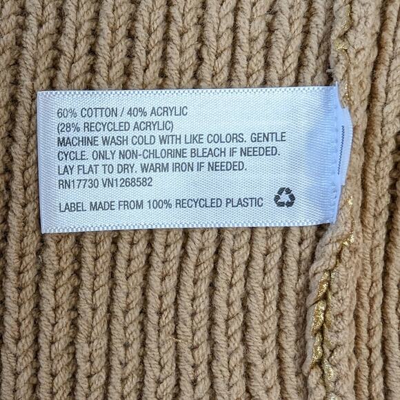 Kika Vargas Tank 2X Gold Cable Knit Tank - Picture 8 of 11